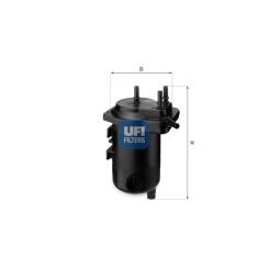 Фильтр топливный UFI 24.013.00 Фото