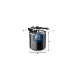 Фильтр топливный UFI 24.151.00 Фото