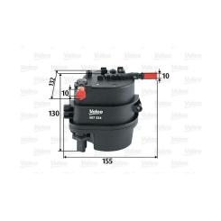 Фильтр топливный Valeo 587534 Фото