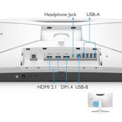 Монитор BenQ EX2710U WHITE Фото 6