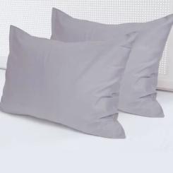 Наволочка Ярослав Сатин серая 08 70х70 -2шт Фото