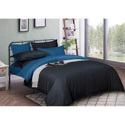 Пододеяльник MirSon Satin Stripe 30-0021 + 30-0019 Minhvan 200х220 см Фото