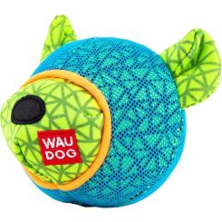 Игрушка для собак WAUDOG Fun Ведмедик 12х11 см блакитна Фото 1