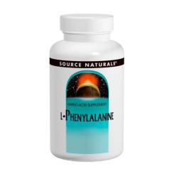 Аминокислота Source Naturals L-Фенілаланін 500мг, 100 таблеток Фото