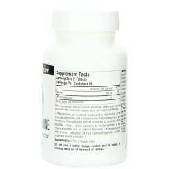 Аминокислота Source Naturals L-Фенілаланін 500мг, 100 таблеток Фото 1