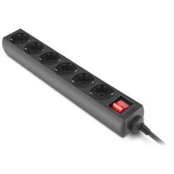 Сетевой фильтр питания REAL-EL RS-6 Protect M 3m, black Фото 3