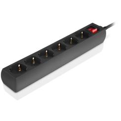 Сетевой фильтр питания REAL-EL RS-6 Protect M 3m, black Фото 4