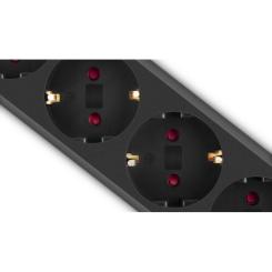 Сетевой фильтр питания REAL-EL RS-6 Protect M 3m, black Фото 7