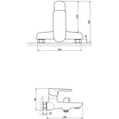 Смеситель Kroner Main-C060 Фото 7