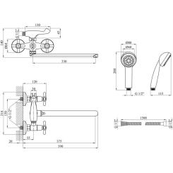 Смеситель Kroner Royce-C072 Фото 7