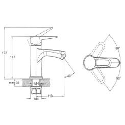 Смеситель Kroner Fulda-W010 Фото 1