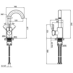 Смеситель Kroner Klassisch-ESG011 Фото 5