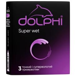 Презервативы Dolphi Super Wet 3 шт. Фото