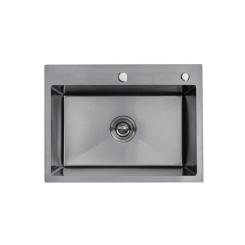 Мойка кухонная Kroner Schwarze-5843HM Фото