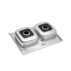 Мойка кухонная Kroner Satin-6080Z 08180 Фото 3