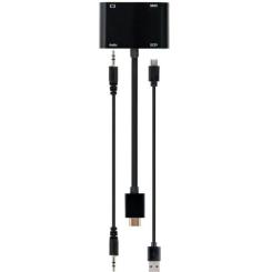 Переходник Cablexpert HDMI to HDMI/VGA+audio 3.5mm Фото 2