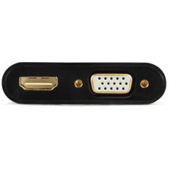 Переходник Cablexpert HDMI to HDMI/VGA+audio 3.5mm Фото 3