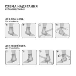 Бандаж MedTextile Бандаж на гомілковостопний суглоб (неопреновий), р Фото 3