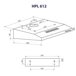 Вытяжка кухонная Minola HPL 612 BL Фото 10
