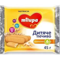 Детское печенье Milupa Пшеничное 45 г Фото