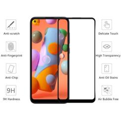 Стекло защитное Drobak Samsung Galaxy A11 Black Frame A+ Фото 1