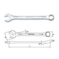 Ключ Toptul комбинированный 65мм Фото 1