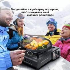 Портативная газовая плитка Happy Home BDZ-155-A Single Фото 5