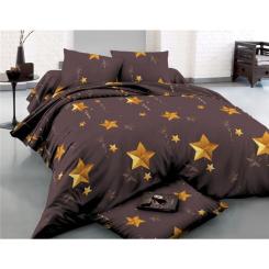 Постельное белье MirSon Сатин 22-1272 Stellar 175х210 двоспальний Фото
