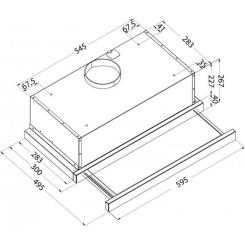 Вытяжка кухонная Pyramida ATH 60 S (1150) GWH Фото 5