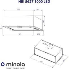 Вытяжка кухонная Minola HBI 5627 I 1000 LED Фото 9