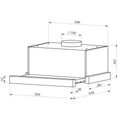 Вытяжка кухонная Minola HTLS 6734 BL 1100 LED GLASS Фото 10