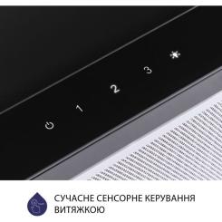 Вытяжка кухонная Minola HTLS 6734 BL 1100 LED GLASS Фото 5