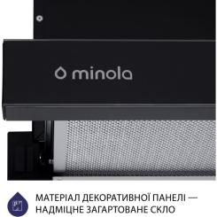 Вытяжка кухонная Minola HTLS 6734 BL 1100 LED GLASS Фото 6