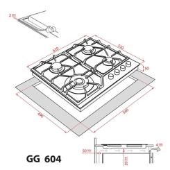 Варочная поверхность Weilor GG 604 WH Фото 11