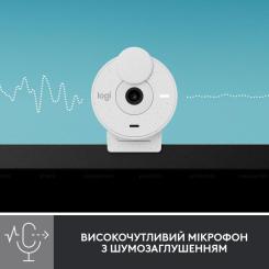 Веб-камера Logitech Brio 300 FHD White Фото 3