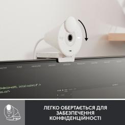 Веб-камера Logitech Brio 300 FHD White Фото 4