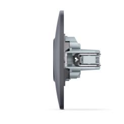 Розетка Videx BINERA 1ая черн Фото 2