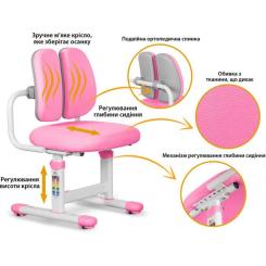 Парта со стулом Evo-kids BD-23 PN Фото 3
