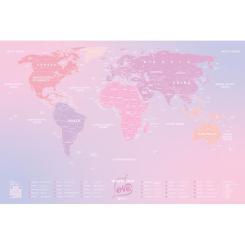 Скретч карта 1DEA.me Travel Map Love World англійська Фото 1