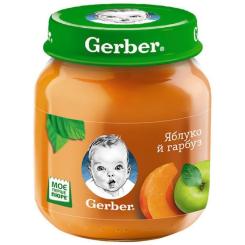 Детское пюре Gerber Яблоко и тыква, 130 г Фото