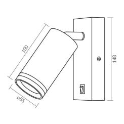 Светильник Videx під лампу GU10 SPF05E Фото 1