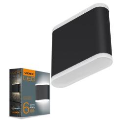 Светильник Videx LED AR06 IP54 6W 2700K чорний Фото 2