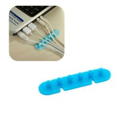 Держатель для кабеля Extradigital CC-595 Cable Clips, Black/Blue Фото 2