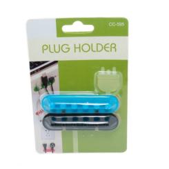 Держатель для кабеля Extradigital CC-595 Cable Clips, Black/Blue Фото 3