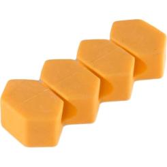 Держатель для кабеля Extradigital CC-963 Cable Clips, Black/Orange Фото 2