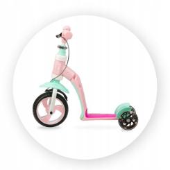 Самокат MoMi Elios 2 в 1 беговел Рожевий Фото 9