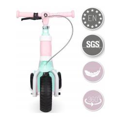 Самокат MoMi Elios 2 в 1 беговел Рожевий Фото 3