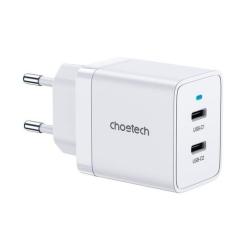 Зарядное устройство Choetech 2xUSB-C 40W PD/QC/PPS Фото