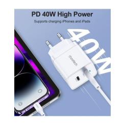 Зарядное устройство Choetech 2xUSB-C 40W PD/QC/PPS Фото 5