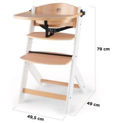 Стульчик для кормления Kinderkraft Enock Gray Wood Фото 5